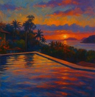 Praia do Cabelo Grande House | Casa com piscina de borda infinita e hidromassagem com vista
