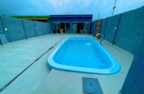Jardim Mar e Ceu House | Casa com piscina e hidromassagem praia Enseada.