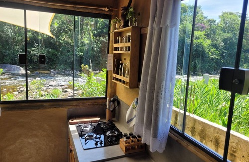 Mambucaba Cottage | Casa da Cachoeira 2, em Paraty, Somos pet Friendly