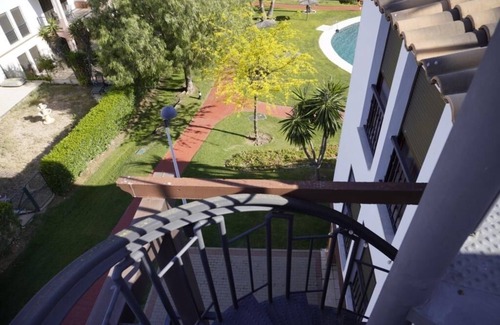Costa Esuri Apartment | Casa del la Luz in beautiful green surroundings, pool, large roof terrace