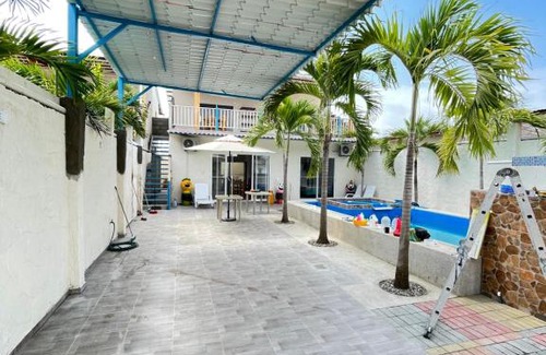 Data de Villamil Villa | Casa Halley #4 con vista al mar y piscina , 2 pisos - Villamil Playas , Data de Villamil