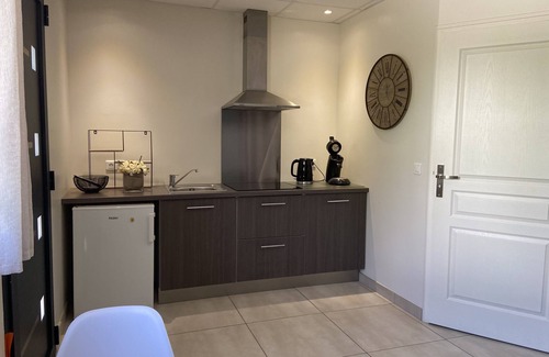 Corte Apartment | Casa ind'é noi: garden-level air-conditioned studio with parking space