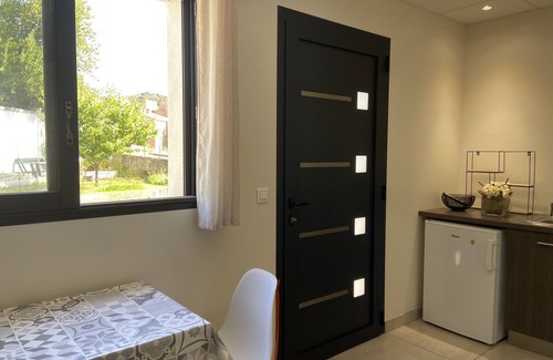Corte Apartment | Casa ind'é noi: garden-level air-conditioned studio with parking space