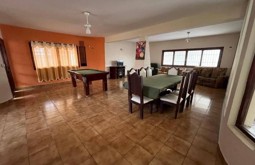 Cibratel II House | Casa Itanhém: Swimming pool | Games | Barbecue | +30 people | 3 min from the beach