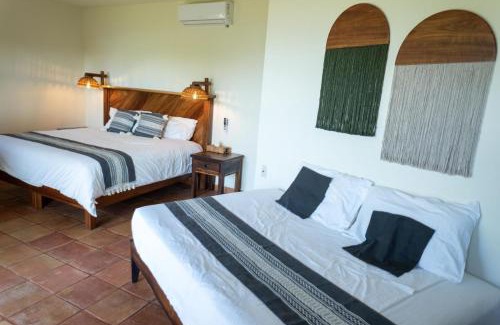 Troncones Bed & Breakfast | Casa Manzanillo - Point Room - Ocean Front Room at Exceptional Beach Front Location