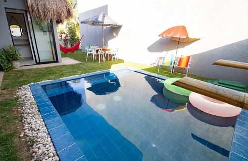 Tatuamunha Ski Chalet | Casa Milagres 03 suites - 300m from the beach
