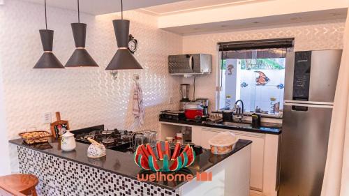 Caixa-Pregos House | Casa na Praia em Vera Cruz com Varanda Gourmet
