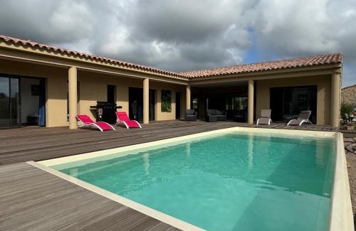 Lecci Villa | Casa Nostra Villa Récente Climatisée - Piscine Chauffée