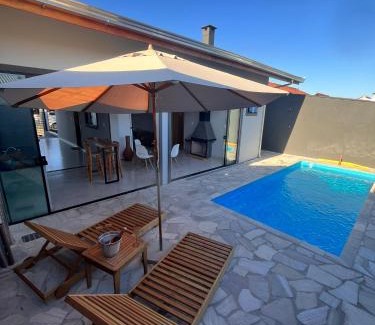Costeira House | Casa nova com piscina e lareira