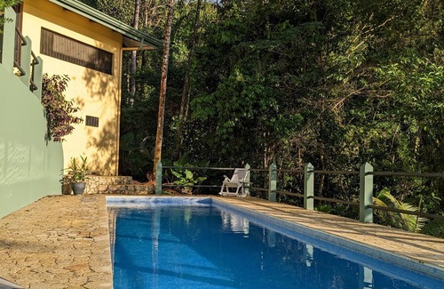 Ballena House | Casa Toucan, Secluded Jungle Setting with Ocean View & 40 foot Pool