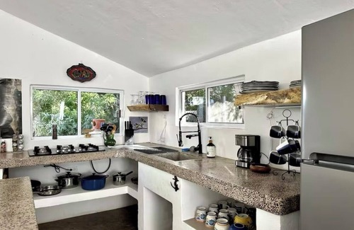 Mulege House | Casita Azul, Your Beautiful Sanctuary Nestled in a Private Palm Grove