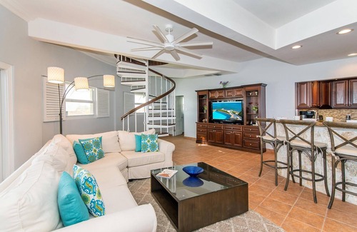 Gun Bay House | Cayman Castle: Gated Family Estate w/Infinity Pool, Private Beach, Free Kayaks