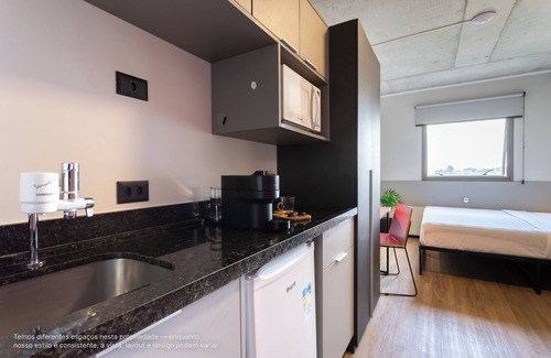 Sao Paulo Apartment | Caza Noz - Studios com ótima estrutura e área comum próximo da USP e Butantã