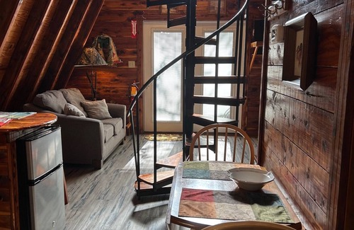 Eckerty Ski Chalet | Cedar A-Frame 4 Cabin located on Patoka Lake in Southern Indiana