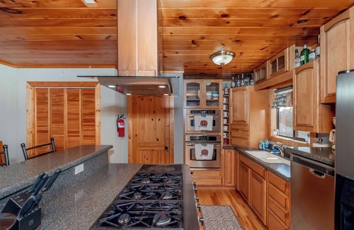 Sevierville Cabin | CEDAR COVE CINEMA ~ Dockable Lakefront Cabin ~ Amazing Lake Views