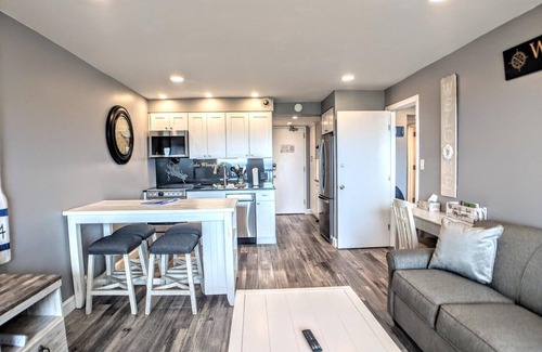 Weirs Beach Condo | Cedar Lodge 302. 1 bedroom condo with Lake Winni views!