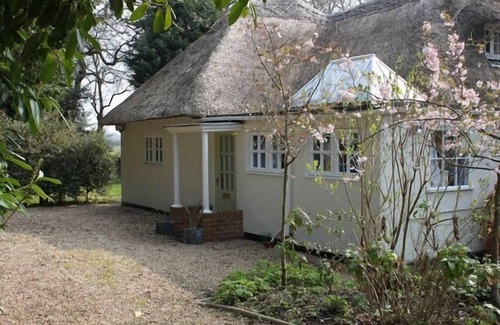 New Forest District Cottage | Cedar-tiled Cottage in own Garden, in Grounds of Nearby Owner's House
