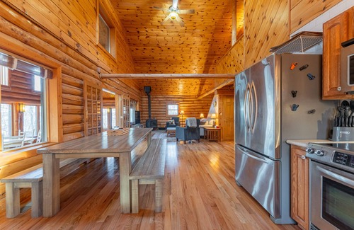 Gould City Cabin | Cedars on South:Crisp Air and Stunning Views – Your Fall Escape!
