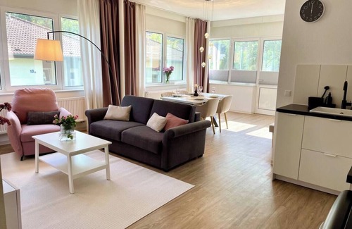 Bad Rothenfelde House | Central oasis of peace with veranda & parking, Zentrale Ruheoase mit Veranda & Parkplatz (