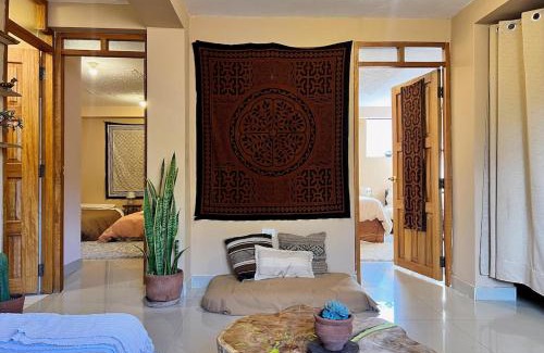 Pisac Apartment | Central Pisac 2 Bedroom Flat with view rooftop and home gym