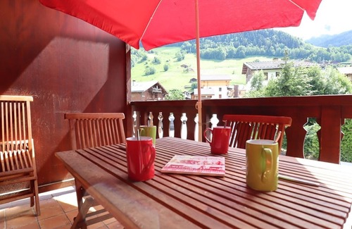 Areches Apartment | Central Triplex for 6, Near Slopes and Shops, Pool Access