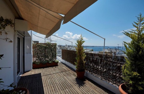 Thessaloniki City Centre Apartment | centrally located loft with an amazing view of the city of Thessaloniki.