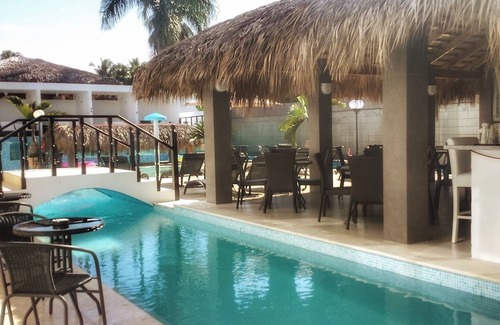 Cabarete Apartment | Centrally-located studio with cable TV, pool, internet, gym, spa, grill&bar