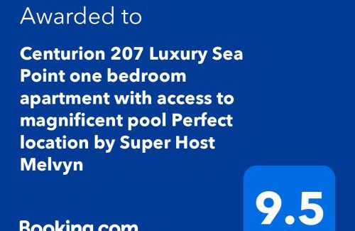 Three Anchor Bay Apartment | Centurion 207 Luxury Sea Point one bedroom apartment with access to magnificent pool Perfect location by Super Host Melvyn