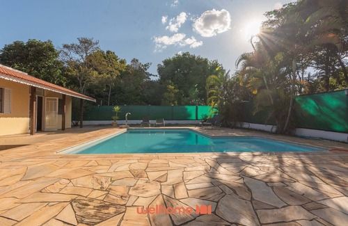 Sao Pedro House | Chácara em São Pedro com Piscina e Churrasqueira