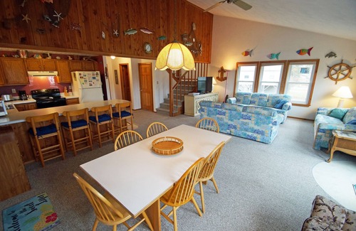 Colington Harbour House | CH103- Waterfront! 3 Bedrooms (1 Master), Comm. Pool and Sound-Front Beach!