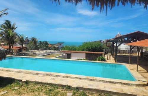 Canoa Quebrada House | Chácara Atlântica - Swimming pool and sea view, in the center of Canoa Quebrada