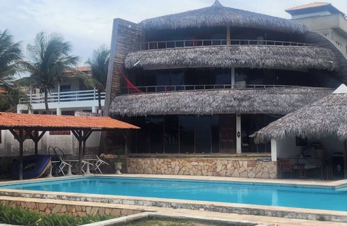 Canoa Quebrada House | Chácara Atlântica - Swimming pool and sea view, in the center of Canoa Quebrada