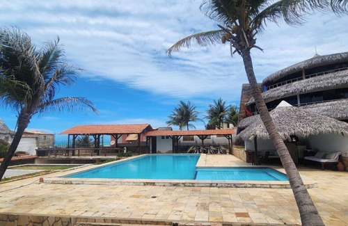 Canoa Quebrada House | Chácara Atlântica - Swimming pool and sea view, in the center of Canoa Quebrada