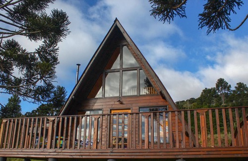 Vacas Gordas Ski Chalet | Chalé com lareira, Wi-Fi e churrasq em Urubici/SC