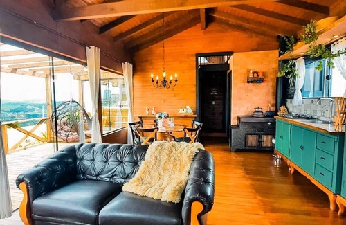 Alfredo Wagner Ski Chalet | Chalé na Serra Catarinense Refugio Mirante da Montanha