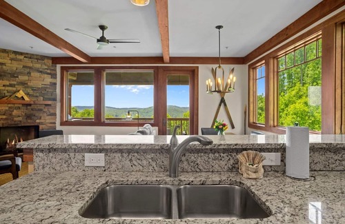 Boone Condo | Chalakee Lodge C512- Mountain View, Gated Resort, Indoor/Outdoor Pools and Hot Tub, Fitness Area,.