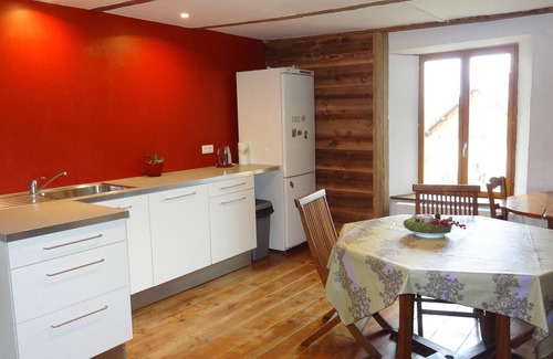 Albiez-le-Jeune Ski Chalet | Chalet 12 people - Savoie - 160m2 - Beautiful balcony with Aiguilles d'Arves view