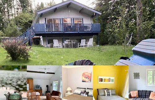St-Adolphe-d'Howard Ski Chalet | Chalet for rent in St-Adolphe-d’Howard on the waterfront of Lac Huguette