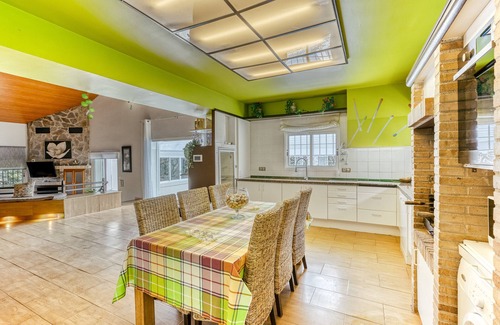 Santa Cristina de Aro Ski Chalet | Chalet "Casa Nadia" with Mountain View, Private Indoor Pool & Wi-Fi