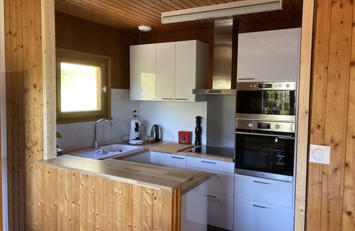 Gerardmer Ski Chalet | Chalet coteau des Xettes lake and slopes view with sauna