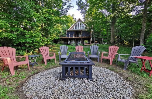 Mauricie Ski Chalet | Chalet de luxe Équinoxe - waterfront with Spa