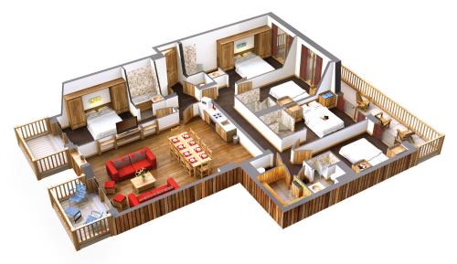 Arc-2000 Apartment | Chalet des Neiges -La Source des Arcs