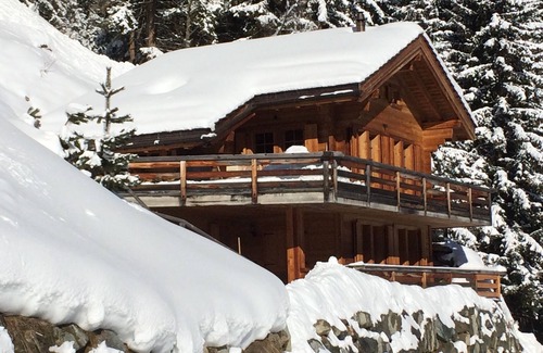 Grimentz Ski Chalet | Chalet Grimentz - Splendid view (Weisshorn - 4506 m) and guaranteed calm