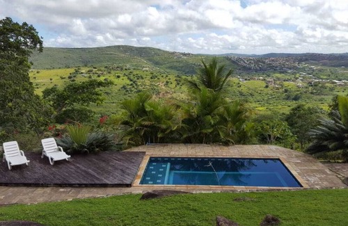 Gravata House | Chalet in the mountains, 3 suites, pool, beautiful view, great weather and farm environment