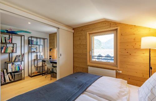 Les Posses-sur-Bex Apartment | Chalet L'Adret, 3,5 pièces dans les combles.