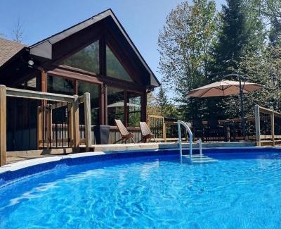 Saint-Faustin-Lac-Carre Ski Chalet | Chalet La Canopée -familial par excellence MontBlanc