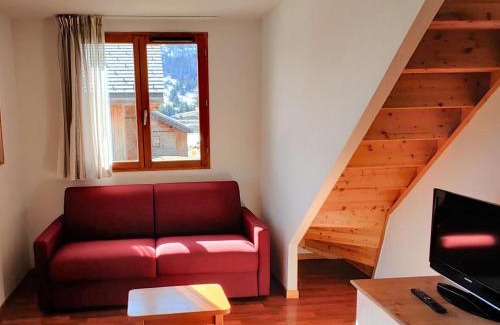 Saint-Etienne-en-Devoluy Ski Chalet | Chalet mitoyen duplex 3 pièces, 6 pers, Résidence Le Hameau du Puy, piscine, proche pistes - FR-1-504-448