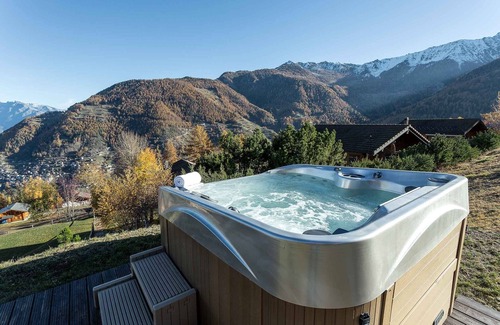 Mayens-de-Riddes Ski Chalet | Chalet Mon Ours - Jacuzzi - Sauna - Views - La Tzoumaz, 4 Vallees