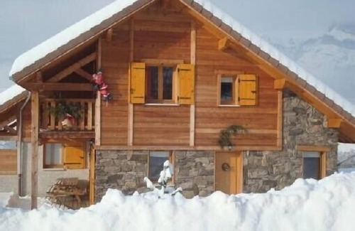 Saint-Leger-les-Melezes Ski Chalet | Chalet paired with stunning views.