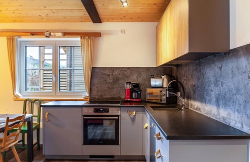 Farchant Ski Chalet | Chalet Rauschn with mountain view with shared sauna, terrace, balcony; pet friendly